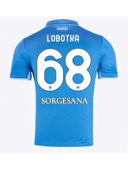 SSC Napoli Stanislav Lobotka #68 Replika Hemmakläder 2024-25 Kortärmad